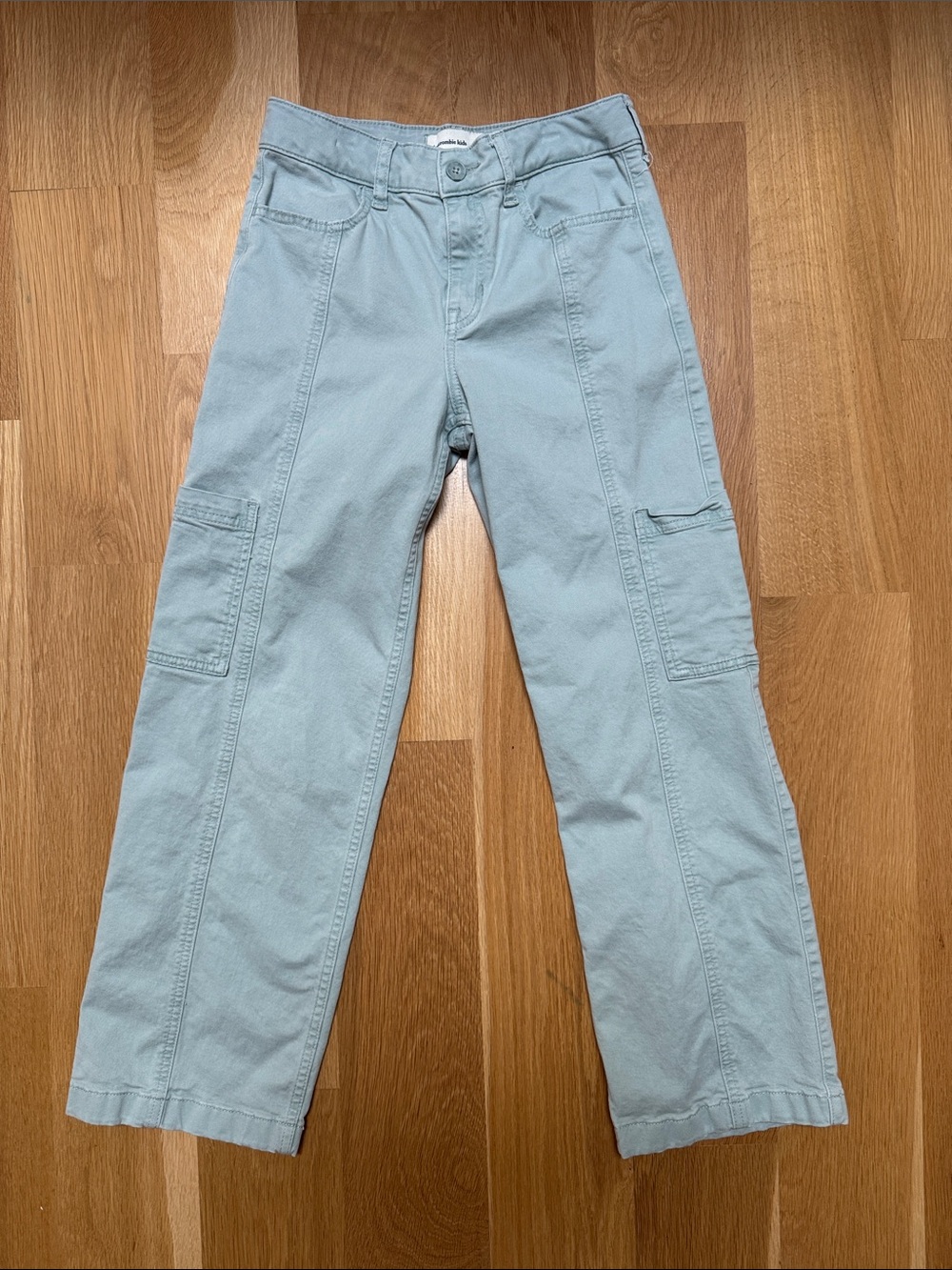 abercrombie kids seafoam cargo pants